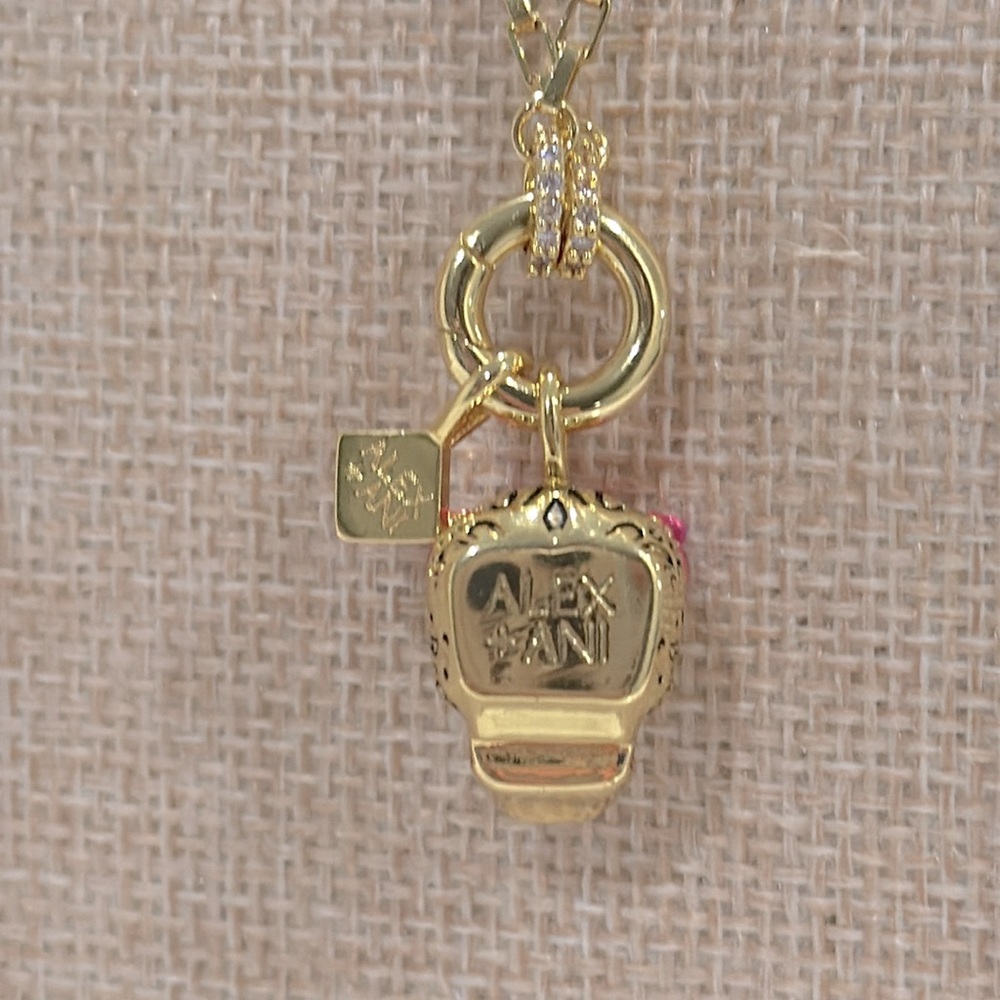 Alex and Ani Calavera Sugar Skull Gold Necklace - Picture 8 of 10